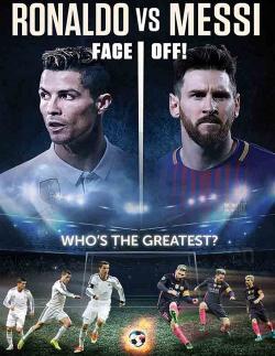 Ronaldo Comes Face to Face with Messi